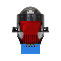 MPTS Voiture Led Lights Retrofit Phares Biled Projecteur Lentille Turn Assistance High Beam Straight Lights 100W Warm Color Phares