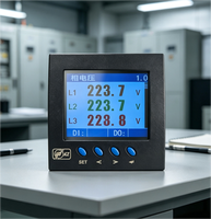 Compteur d'énergie triphasé Ydkz Classe 0.5 5A avec écran TFT LCD 100V 400V RS485 Modbus et analyse harmonique pour la maison, l'industrie et la télécommunications