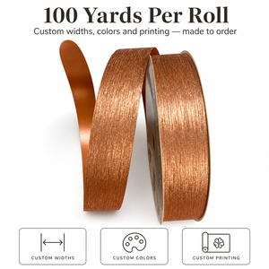 Rollos de Cinta Brillante Personalizada, Cinta Metálica Brillante para Envolver Regalos, Manualidades y Suministros de Bricolaje - Product Image 2