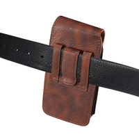 Sac de taille universel en cuir pour hommes étui à clip de ceinture de téléphone portable pour iPhone 16 15 14 13 Pro Max Samsung Galaxy S22 S23 Xiaomi Huawei