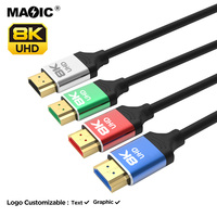 Nuevo Cable HDMI 2.1 OEM 8K, HDMI 2.0 4K Ultra HD para PS4, PS5, PS2, Proyectores, Apple TV Box, Xiaomi, Xbox Series, Video de 60Hz 120Hz, 1m 2m