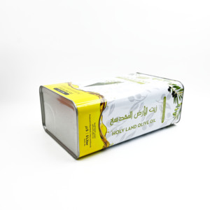 Bidon carré en métal de 5 L avec poignée pour huile d'olive, bidon vide de qualité alimentaire pour huile végétale comestible, impression personnalisée - Product Image 4