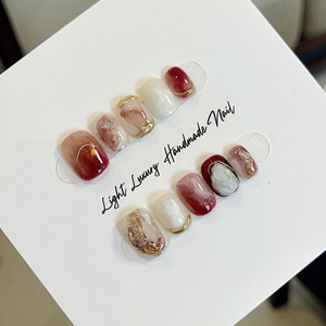 <span class=keywords><strong>Faux</strong></span> Ongles à Presser en Gros, Ongles Artificiels Réutilisables <span class=keywords><strong>avec</strong></span> Colle, Lingette et Lime, Couleur Nude - Product Image 3