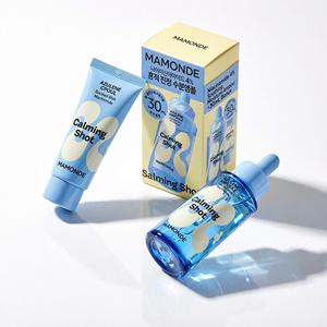 Mamonde Calming Shot Azulene Ampoule 50ml avec Crème 30ml – Coffret Apaisant Soin de la Peau - Product Image 1