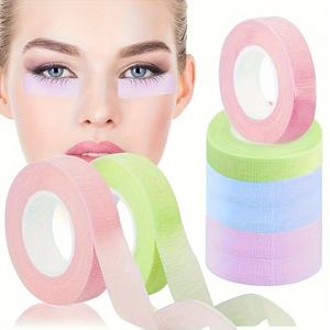 Dragon 2025 profesional de alta calidad hecho a mano extensiones de pestañas pegamento agitador Kits de extensión de pestañas banda de algodón negro 0,12mm - Product Image 6