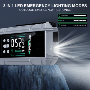 12V 4000A Arrancador <span class=keywords><strong>de</strong></span> batería <span class=keywords><strong>de</strong></span> coche Booster <span class=keywords><strong>de</strong></span> batería portátil con soplador <span class=keywords><strong>de</strong></span> bomba <span class=keywords><strong>de</strong></span> aire y PD65W Laptop Banco <span class=keywords><strong>de</strong></span> energía <span class=keywords><strong>de</strong></span> carga rápida - Product Image 4