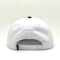 Casquette de baseball décontractée à 5 panneaux avec broderie personnalisée DR Bull Head Green Two Tone, taille universelle 55-61 cm