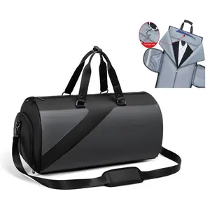 High quality waterproof travel bag for men multifunction package suit portable duffel bag foldable black travel bag