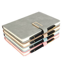 Cuaderno de Tapa Dura de Cuero A5 Personalizado al por Mayor, Cuaderno con Cierre Magnético para el Trabajo Diario, Registro de Reuniones, Uso Escolar
