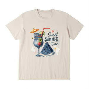 T-Shirt Unisex 210GSM 100% Cotone, Maglietta Casual Traspirante e Resistente con Grafica Estiva - Product Image 2