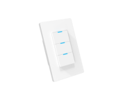 Interrupteur manuel WiFi Tuya 3 voies, contrôleur à bouton-poussoir US pour l'application Smart Life avec panneau intelligent manuel, compatible avec Alexa