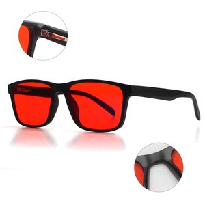 Sunray Nouvelle Mode Unisexe Monture Littéraire Anti-Lumière Bleue Verres Rouges Personnalisés Bloquant la Lumière Bleue - Product Image 1