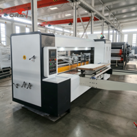 Nouvelle machine à rainurer les cartons à alimentation par le bord avant pour la production de boîtes d'expédition en carton ondulé, 180 pièces/min, marque Oray