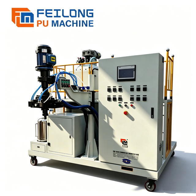 HQEE Special / PU Elastomer Casting Machine (Electric Heating) / Polyurethane Pouring Equipment - Producing Shock Absorbers
