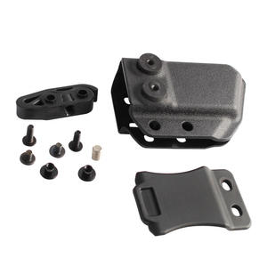 Adjustable Hard Polymer Quick Access Holder <b>Pouch</b> with <b>Belt</b> Clip for Outdoor Gear <b>Tool</b> Storage and Carry Use - Product Image 5