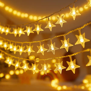 <b>LED</b> String Lights Decorative Lighting Camping <b>Star</b> Lights Christmas Colored String Lights for Indoor Outdoor Use - Product Image 1
