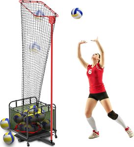 Pallavolo Setter attrezzature allenamento pallavolo impostazione allenatore pallavolo Setter rete con 2 bersaglio cerchio misura 5 angolo - Product Image 1