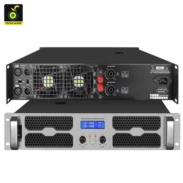 Hot Selling LV-650 2*650W Class H Power Amplifier Professional Audio Sound Equipment for Speakers