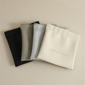 Pochette PUPPYSEW 12*12 cm en Cuir <span class=keywords><strong>PU</strong></span> à Fermeture Automatique par Pince, Trousse à Cosmétiques et Rouge à Lèvres, Sac d'Emballage de Maquillage, Pochette à Bijoux avec Logo - Product Image 5