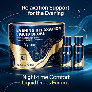 Líquido Oral Relajante Nocturno de Marca Privada OEM, 60 ml, 30 Botellas, a Base de Plantas, Promueve el Estado de Ánimo Tranquilo para Adultos, Confort Nocturno - Product Image 3