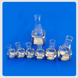 Abrazadera para frasco de acero inoxidable 50-5000 resistente a la corrosión para uso en laboratorio con frascos cónicos y agitadores - Product Image 2