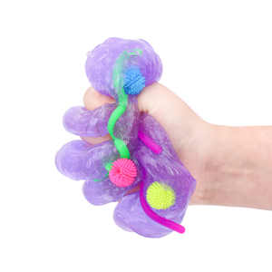 Attractive 3-Color <b>Crystal</b> Pellet Playdough & Slime Toys with Interesting Packaging Mixing Fun - Product Image 6
