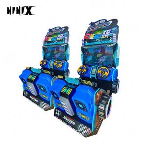Simulateur de conduite de voiture de course pour enfants, machine de jeu d'arcade automobile, jeux à monnayeur - Product Image 3