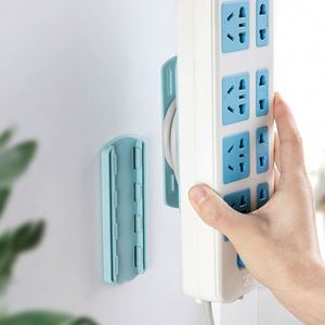 Punch Free Socket Holder Plug-in Socket Fixer Bracket Stand Adhesive Punch-free Socket Holder Custom Adhesive Wall Hanging Hold - Product Image 2