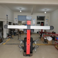 Machine d'alignement des roues à quatre roues motrices DONGYE S4-E 3D à double écran avec télécommande et garantie de 12 mois