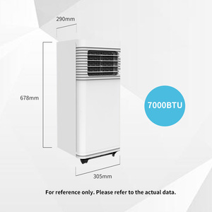 เครื่องปรับอากาศเคลื่อนที่ Airwens 220V 50Hz 7000BTU พร้อมฟังก์ชั่นทำความร้อน ทำความเย็น ฟอกอากาศ ลดความชื้น ประหยัดพลังงาน เงียบสงบ เหมาะสำหรับใช้ในบ้าน - Product Image 2