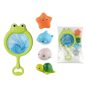 SY Cross-Border Children's Light-Up Animal Vinyl <strong>Net</strong> Fishing Play <strong>Toy</strong> Plastic Baby Floating Bathing <strong>Toy</strong> <strong>for</strong> Bathroom Water Play - Product Image 1