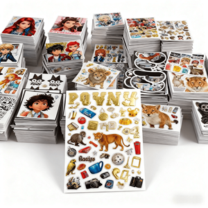 Manufacturer Customized Luxury Waterproof Product Label <b>Stickers</b> Custom Label Design Gold Foil <b>Logo</b> <b>Stickers</b> - Product Image 2