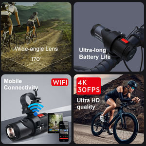 Cámara de buceo para deportes al aire libre, grabadora de fotografía Micro HD portátil, 4K, 30FPS, cámara deportiva montada en el casco - Product Image 5