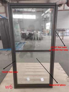 5 + 6A + 5 mm Kính cường lực thép cố định cửa sổ thép đơn giản Thiết kế cửa sổ nướng - Product Image 3