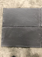 Tuile de toiture en ardoise noire naturelle - Matériau de toiture traditionnel écologique pour hôtel