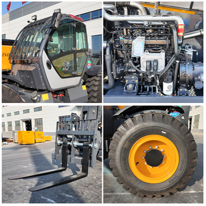 รถยกเทเลสโคปิค JIUBANG Shandong รุ่นใหม่ 4.5 ตัน ยกสูง 17.2 เมตร เครื่องยนต์ขับเคลื่อน 4x4 สำหรับงานออฟโรด พร้อมงาจับขนาด 1200 มม. - Product Image 6