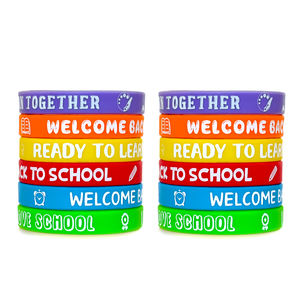 Logotipo personalizado Cinta roja Prevención del VIH Pulsera de silicona Promoción DE LA SALUD Sensibilización Pulsera de goma para uso en eventos - Product Image 4