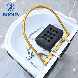 MOOLIN Bac de lavage japonais à circulation d'eau avec raccordement pour spa capillaire, idéal pour salon de coiffure et usage quotidien en coiffure - Product Image 5
