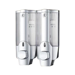 Dispensador de Jabón Manual Saint Ruijia de 320 ml, Cromado, para Baño y Hotel - Product Image 2