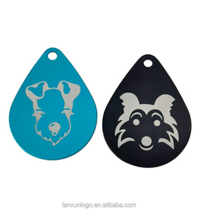 Khuyến mại Anodized nhôm Pet ID Tên nơi stamping màn hình lụa in ấn mã <span class=keywords><strong>QR</strong></span> cho Dog Tag - Product Image 3