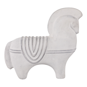 Statua di Cavallo in Stile Rustico Moderno per Soggiorno, Bagno, Ufficio, Decorazione per Mensole, Ornamento d'Accento - Product Image 1
