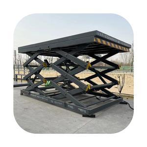 <span class=keywords><strong>Platform</strong></span> Lift Lift penanganan kargo besar, tangga kargo hidrolik gudang bengkel pabrik angkat garpu geser tetap - Product Image 5