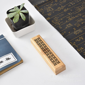 กล่องธูปไม้ไผ่ 14.8*3.5*2.2 สำหรับเก็บของหอม ใช้กับโต๊ะน้ำชา - Product Image 4