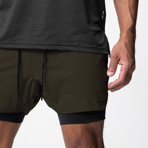 Pantalones Cortos Deportivos 2 en 1 para Hombre, con Logotipo Personalizado, para Entrenamiento, Gimnasio, Verano, Transpirables, con Forro, Ropa de Playa - Product Image 6