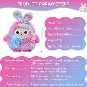 Juguetes de Peluche Interactivos Electrónicos para Niños, Cantantes y Parlantes, con IA, Personalizables, al por Mayor, Más Vendidos - Product Image 2