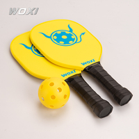 Raquette de pickleball en bois, durable, pour l'entraînement, adaptée aux jeux de pickleball en intérieur et en extérieur