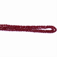 Yingtuo – pierres synthétiques rubis 5 #, petites perles de rubis rondes à facettes en vrac
