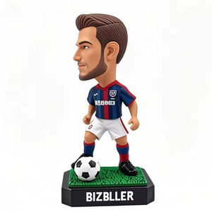 Cúp nhựa resin 3D tùy chỉnh năm 2026, vẽ tay, hình cầu thủ bóng đá, trang trí logo đội, đế cá nhân hóa, giải thưởng - Product Image 3