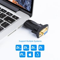 Adaptateur mâle USB vers RS232 avec chipset PL2303 Convertisseur série USB vers DB9 pour Win-dows
