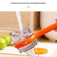 Moderne nieuwe handmatige multifunctionele schil- en schaafmes met opbergfunctie, huishoudelijk, van PP-materiaal, voor fruit en groenten.